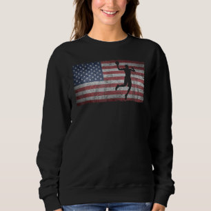 Sudadera Jugador de Baloncesto Americano Gráfico Distorsion