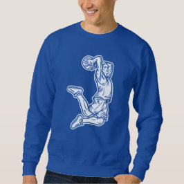 Sudadera Jugador de Baloncesto Haciendo Mate Diseño Ligero