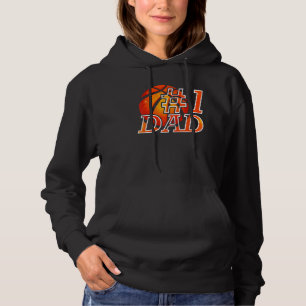 Sudadera Jugador de baloncesto masculino 1 papá Vintage Bas