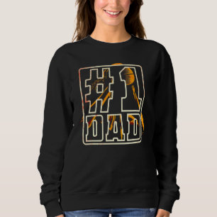Sudadera Jugador de baloncesto masculino 1 papá Vintage Bas