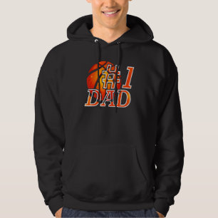 Sudadera Jugador de baloncesto masculino 1 papá Vintage Bas