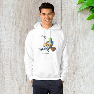 Sudadera Jugador de béisbol atrapando pelota en medio de un