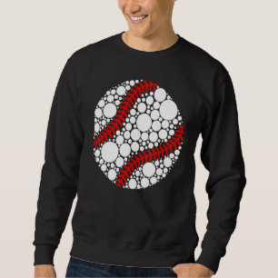 Sudadera Jugador de béisbol de lunares Día internacional de
