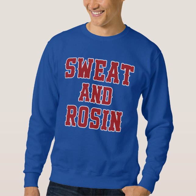 Sudadera Jugador De Béisbol De Nueva York: Sweet And Rosin (Anverso)