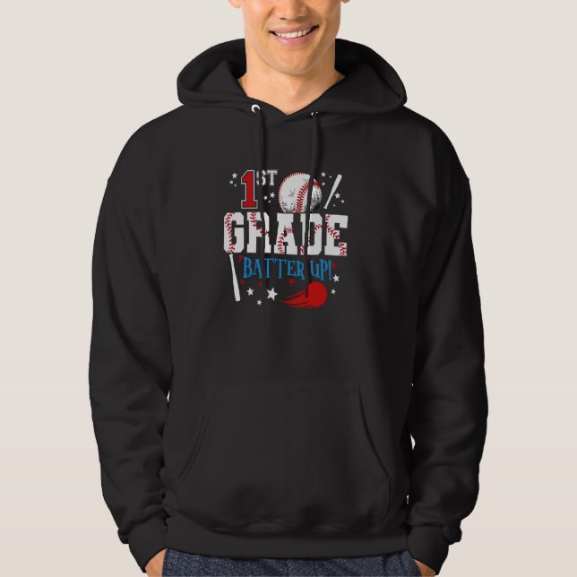 Sudadera Jugador De Béisbol De Primer Grado (Anverso)