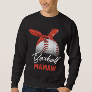 Sudadera Jugador de béisbol Mamaw: regalo del Día de la Mad