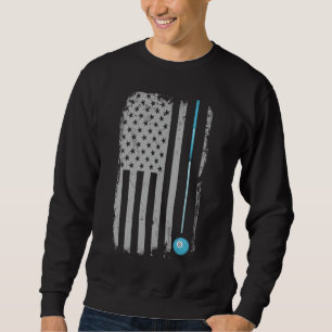 Sudadera Jugador de billar - Billiards 8 Ball Vintage Ameri