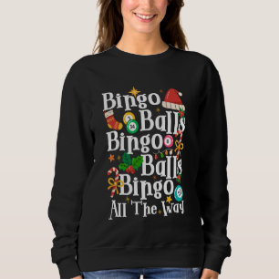 Sudadera Jugador de Bingo Bolas de Bingo de Navidad Bolas d