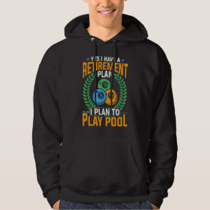 Sudadera Jugador de bolas de billar retirado Snooker Billia