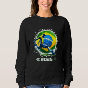 Sudadera Jugador de Brasil Niños Jóvenes Mujeres Brasil 200