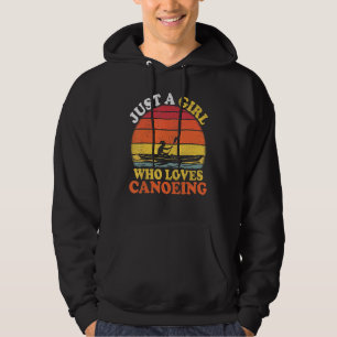 Sudadera Jugador de canotaje vintage a solo un Chica que am