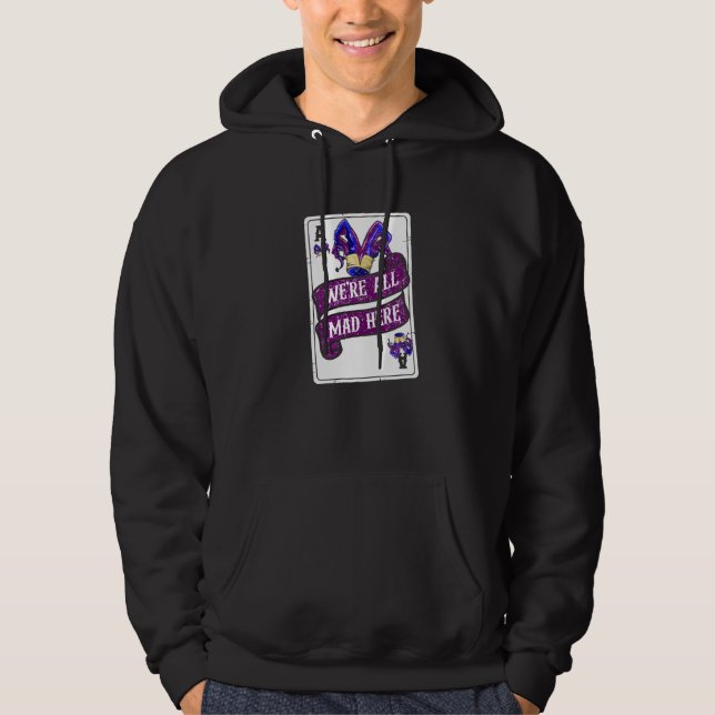Sudadera Jugador de Cartas de As de Punk Gótico Espadas Jue (Anverso)