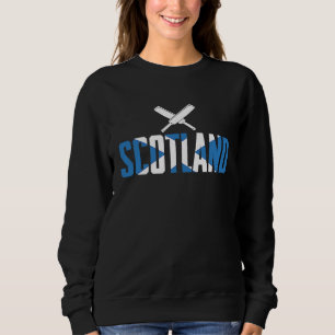 Sudadera Jugador de críquet de Escocia Deporte de críquet