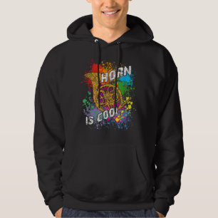 Sudadera Jugador de Cuerno de Francia Música de Banda de Ja