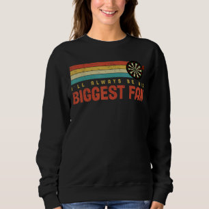 Sudadera Jugador de Dardos Su Mayor Apoyo Familiar De Venti