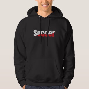 Sudadera Jugador de Fútbol Abstracto Swish - Arte de Palabr