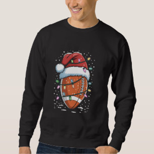 Sudadera Jugador de fútbol americano de Navidad Santa Depor
