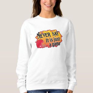 Sudadera Jugador de fútbol americano juego de equipo deport