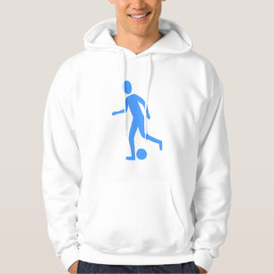 Sudadera Jugador de fútbol - Azul bebé