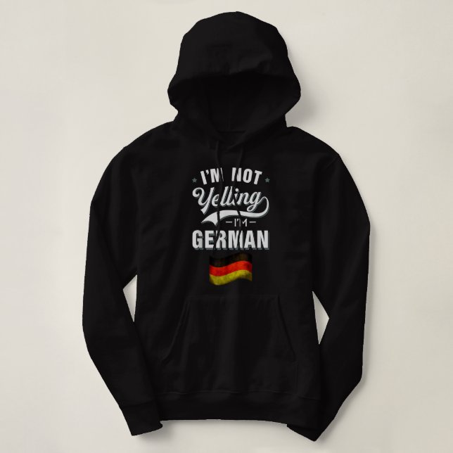 Sudadera Jugador de fútbol de bandera de Alemania para alem (Diseño del anverso)