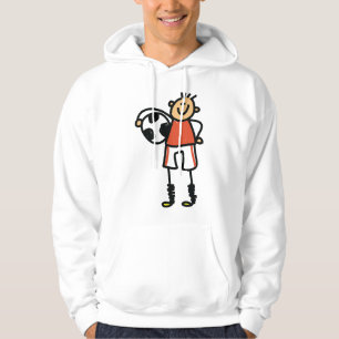 Sudadera Jugador de fútbol de figura de palo