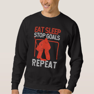 Sudadera Jugador de fútbol de hockey sobre hielo come paro
