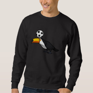 Sudadera Jugador de fútbol de la jungla de pájaros exóticos