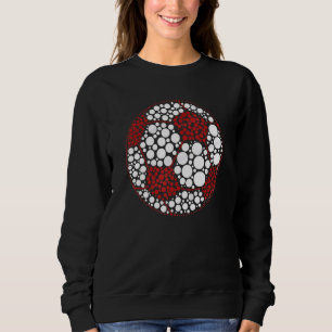 Sudadera Jugador de fútbol de lunares Día Internacional de