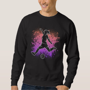Sudadera Jugador de fútbol equipo de niños Chicas fútbol fe