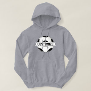Sudadera Jugador de fútbol o Personalizado entrenador Nombr