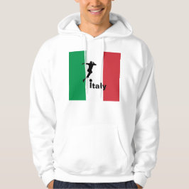 Sudadera Jugador de fútbol, personalizable italiano