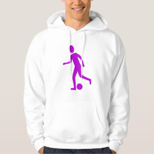 Sudadera Jugador de fútbol - Púrpura