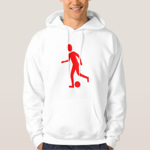 Sudadera Jugador de fútbol - Rojo