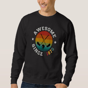 Sudadera Jugador de golf de cumpleaños de 52 años de edad a