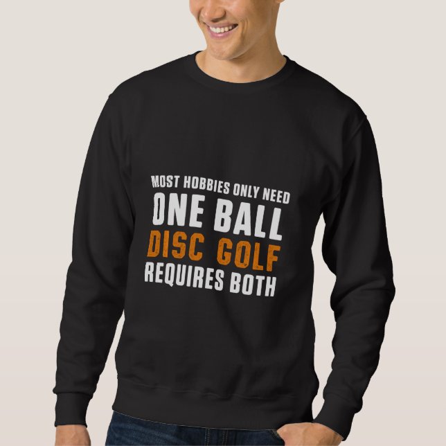 Sudadera Jugador de Golf de Disco Dando A Golfer Funny Golf (Anverso)