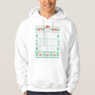 Sudadera Jugador de golf favorito de Santa María, Ugly Chr