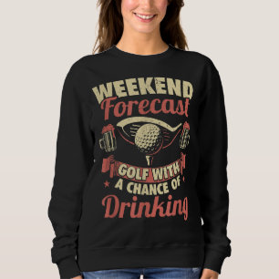 Sudadera Jugador de golf Hombres Mujeres Divertido Golf Gif