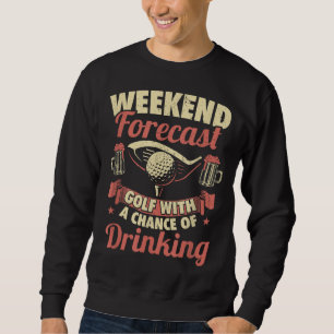 Sudadera Jugador de golf Hombres Mujeres Divertido Golf Gif