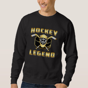Sudadera Jugador de hockey de hielo Palo Equipo Deportivo P