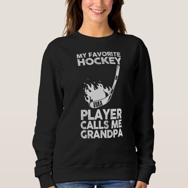Sudadera Jugador de hockey masculino (Anverso)