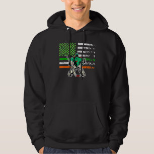 Sudadera Jugador de hockey sobre hielo Bandera irlandesa no