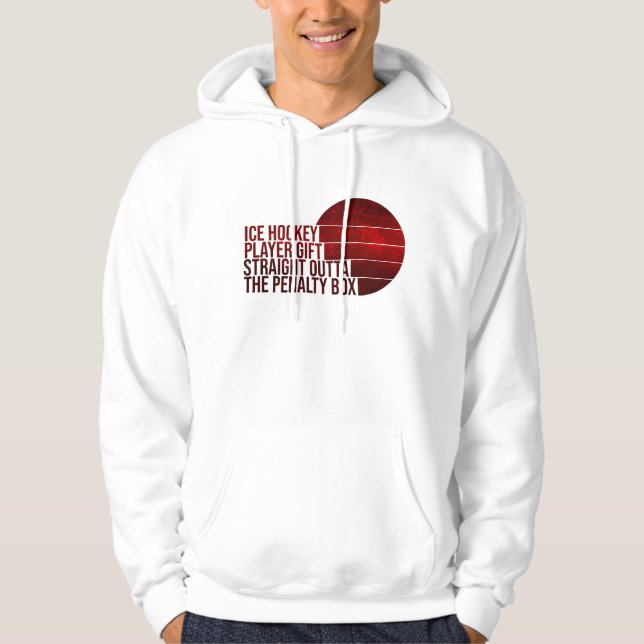 Sudadera Jugador de hockey sobre hielo regalo directamente  (Anverso)