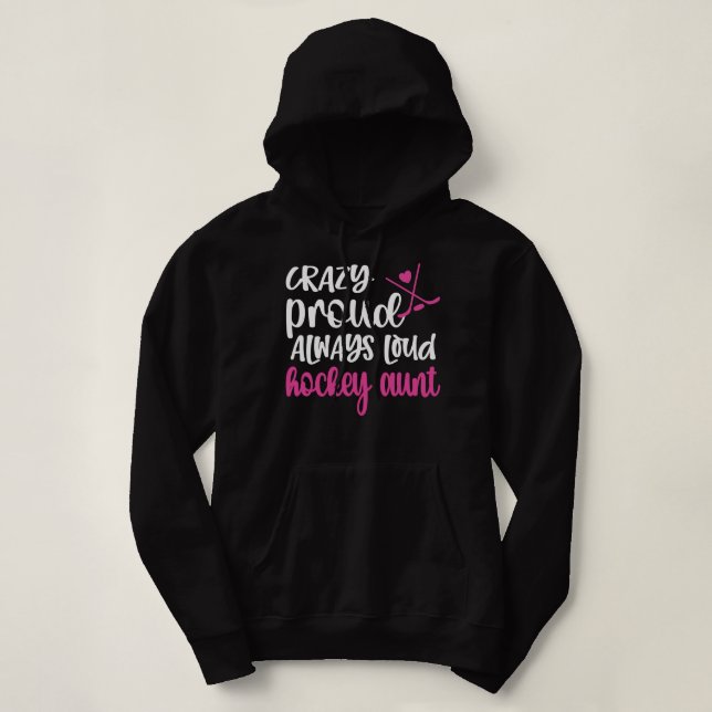 Sudadera Jugador de hockey sobre hielo tía, tía, jugador de (Diseño del anverso)
