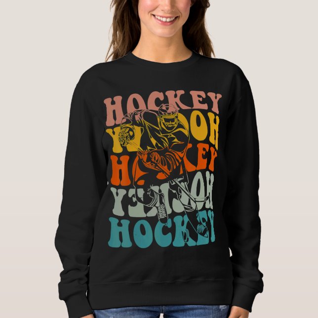 Sudadera Jugador de hockey sobre hierba masculino masculino (Anverso)