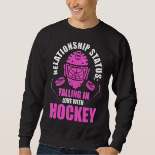 Sudadera Jugador de hockey sobre hockey sobre hielo