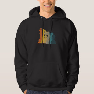 Sudadera Jugador de juego de ajedrez retro Rook C