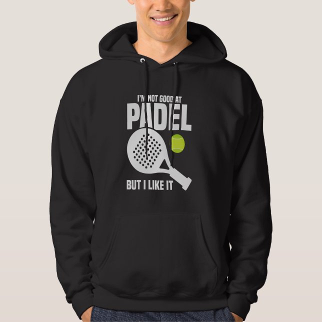 Sudadera Jugador de juego de albañil no es bueno Racket Lov (Anverso)