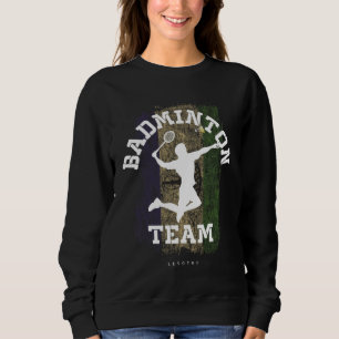 Sudadera Jugador de Juegos de Red de Bádminton Lesoto Bádmi