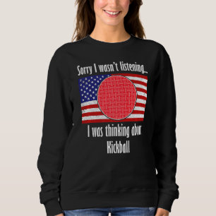 Sudadera Jugador de Kickball Training Ball Sports Kickball