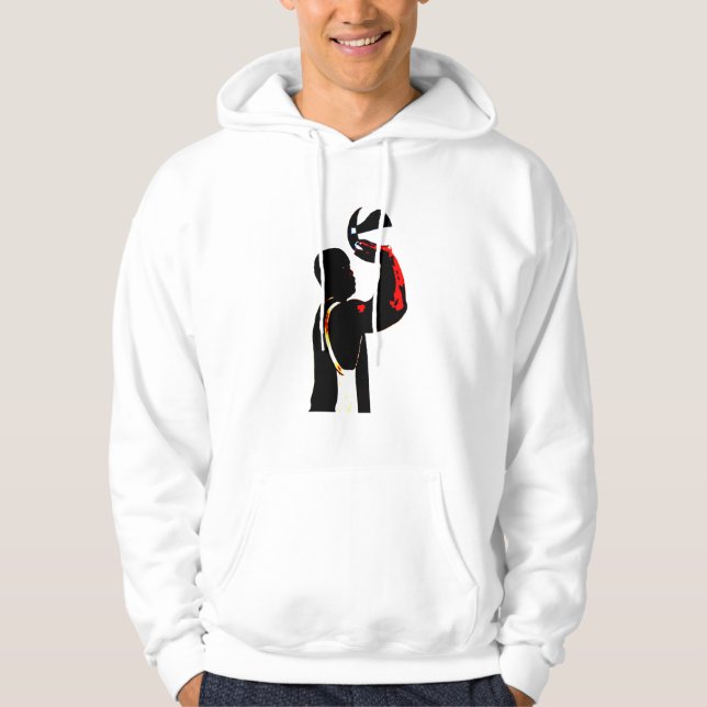 Sudadera Jugador de la bola de la cesta (Anverso)